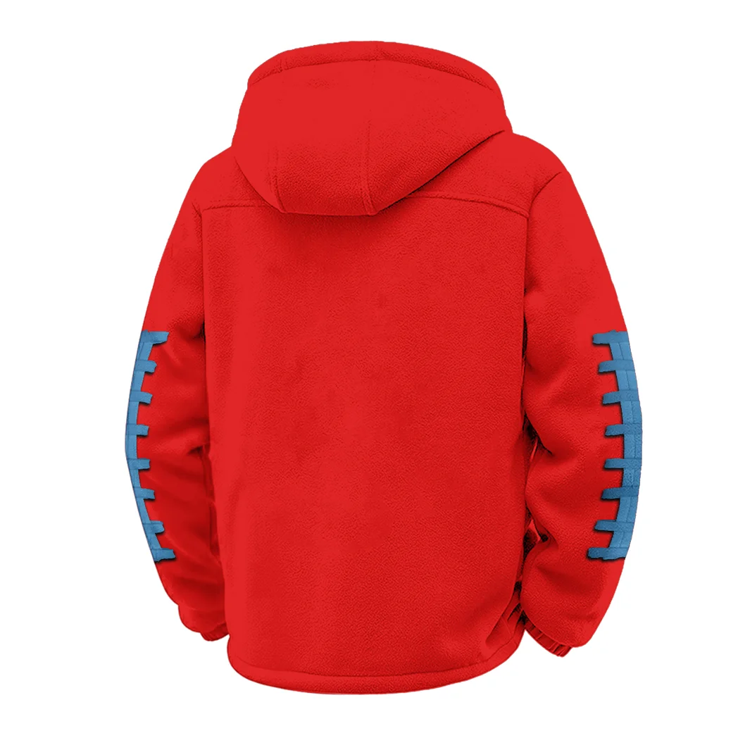 The Bruin Pride Winter Fleece Jacket, Snow-Ready Active Fleece HVN1445UC - red - Image 3