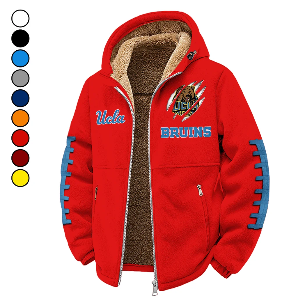 The Bruin Pride Winter Fleece Jacket, Snow-Ready Active Fleece HVN1445UC - red