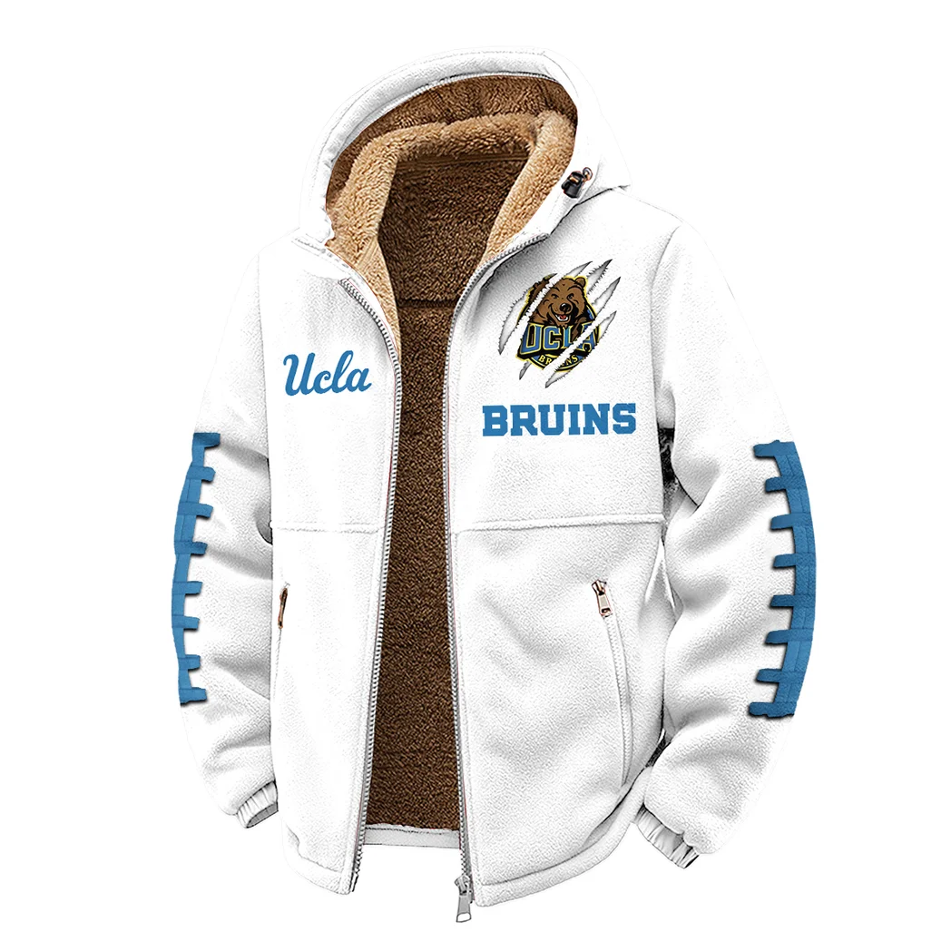 The Bruin Pride Winter Fleece Jacket, Snow-Ready Active Fleece HVN1445UC - White - Image 2