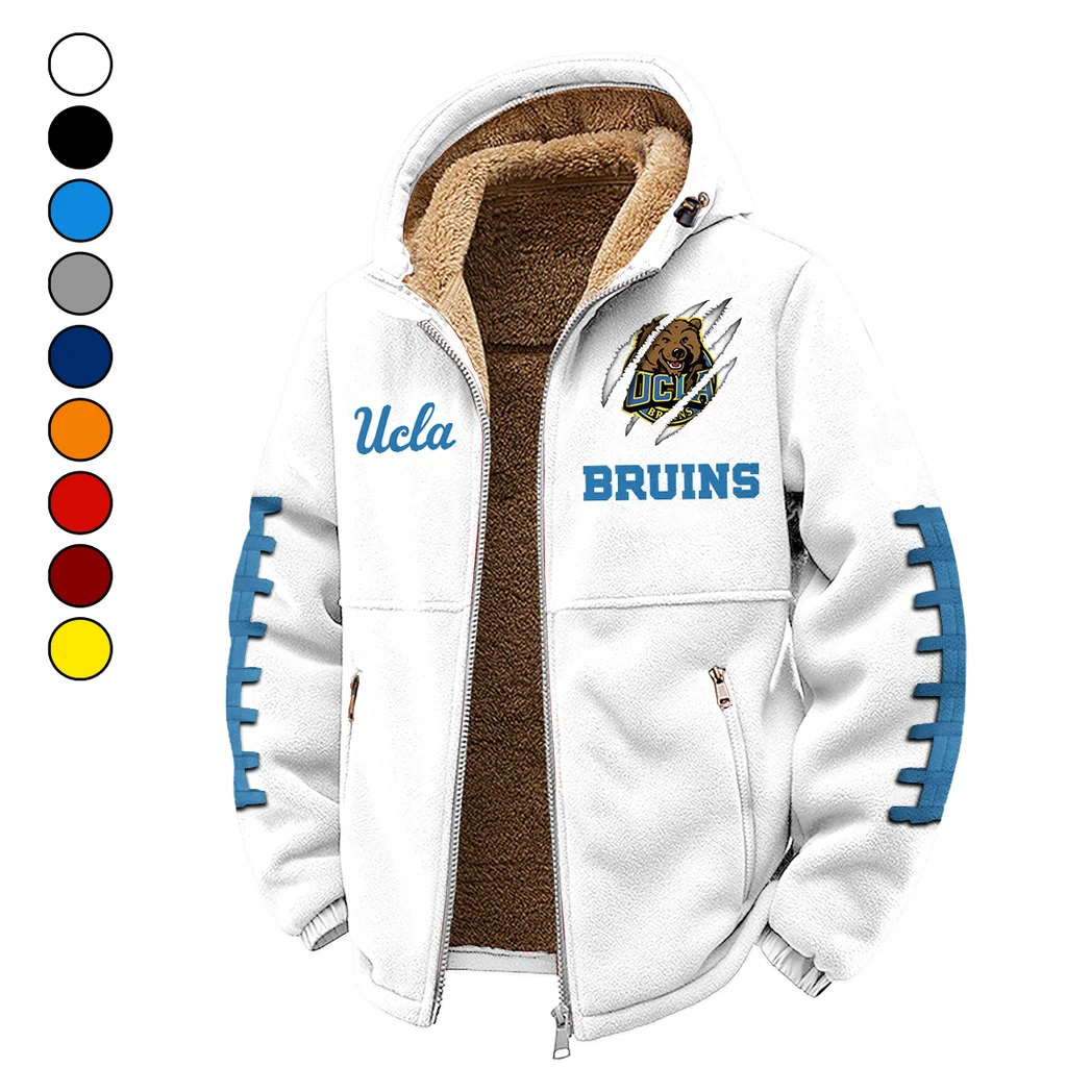 The Bruin Pride Winter Fleece Jacket, Snow-Ready Active Fleece HVN1445UC - White