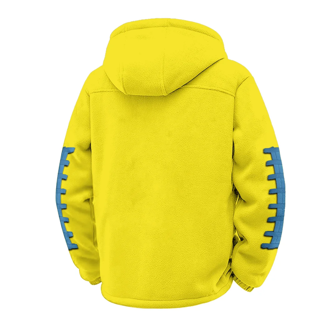 The Bruin Pride Winter Fleece Jacket, Snow-Ready Active Fleece HVN1445UC - Yellow - Image 3