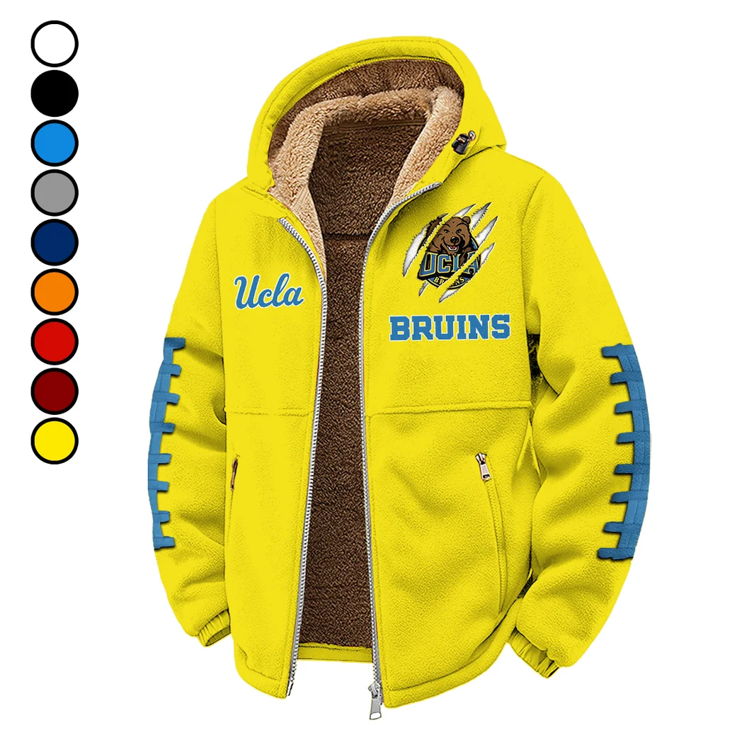 The Bruin Pride Winter Fleece Jacket, Snow-Ready Active Fleece HVN1445UC - Yellow