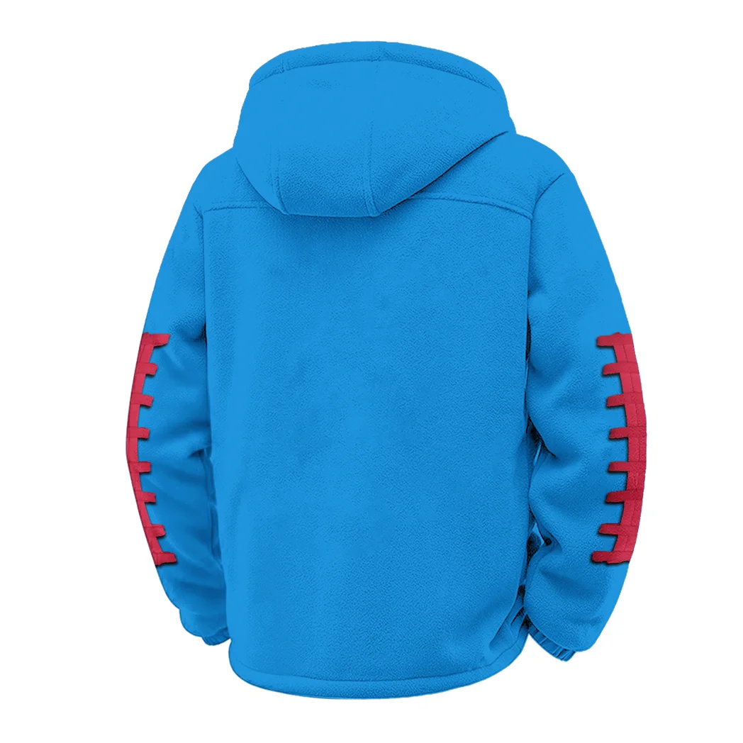 The UNLV Elite Winter Fleece Jacket, All-Mountain Sport Jacket HVN1445UN - cyan - Image 3