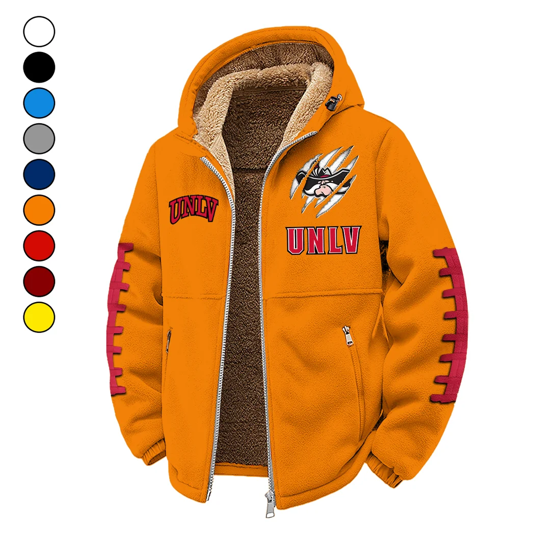 The UNLV Elite Winter Fleece Jacket, All-Mountain Sport Jacket HVN1445UN - Orange