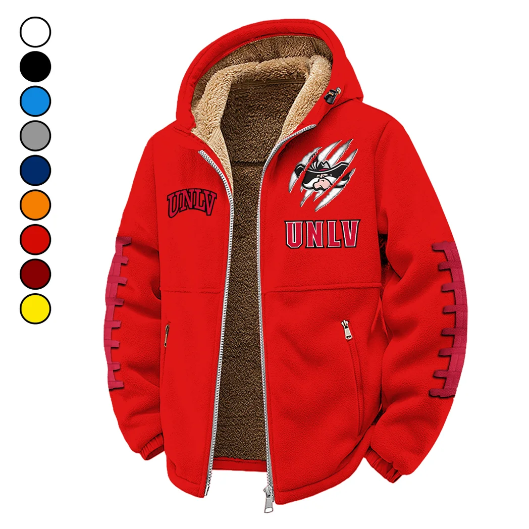 The UNLV Elite Winter Fleece Jacket, All-Mountain Sport Jacket HVN1445UN - red