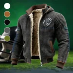 The Utah State Ambush Fleece-Lined Hooded Jacket, Elemental Guard Sport Jacket HVN1445US - Grey