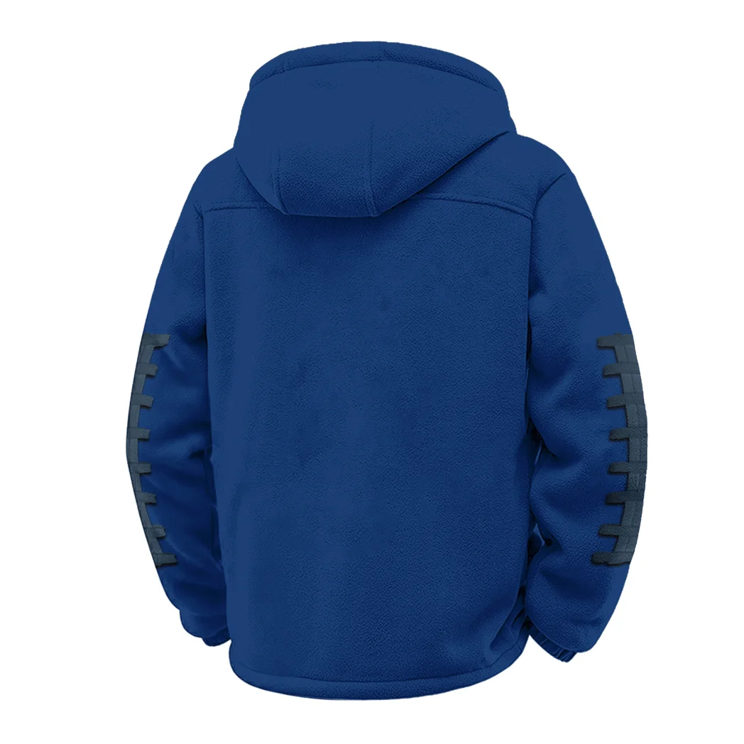 The Utah State Ambush Winter Fleece Jacket, Cold Weather Hiking Fleece HVN1445US - Navy - Image 3