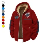 The Utah State Ambush Winter Fleece Jacket, Cold Weather Hiking Fleece HVN1445US - Wine