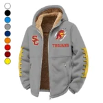 USC Winter Fleece Jacket, Cross-Training Thermal Zip HVN1445US - Grey