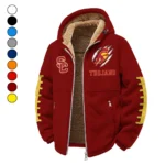 USC Winter Fleece Jacket, Cross-Training Thermal Zip HVN1445US - Wine