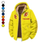 USC Winter Fleece Jacket, Cross-Training Thermal Zip HVN1445US - Yellow