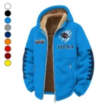 UTSA Winter Fleece Jacket, Ski & Snowboard Mid-Layer HVN1445UT - cyan