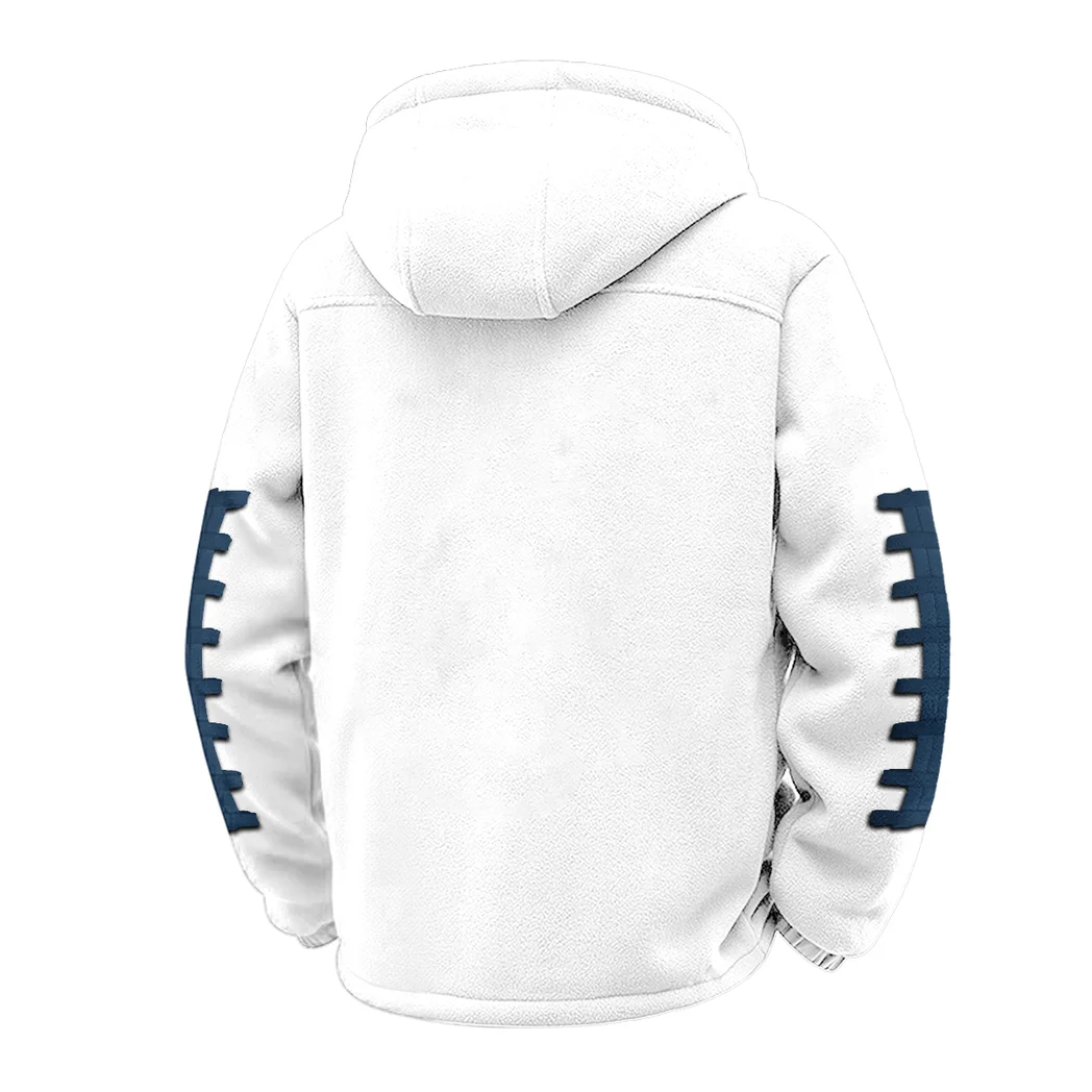 UTSA Winter Fleece Jacket, Ski & Snowboard Mid-Layer HVN1445UT - White - Image 3