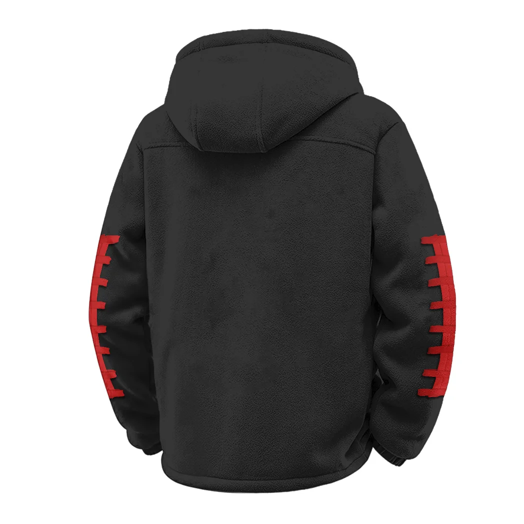 The Ute Ambush Winter Fleece Jacket, Winter Endurance Jacket HVN1445UU - Black - Image 3