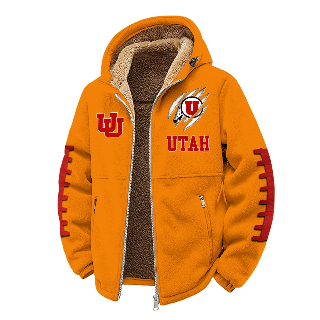 The Ute Ambush Winter Fleece Jacket, Winter Endurance Jacket HVN1445UU - Orange - Image 2