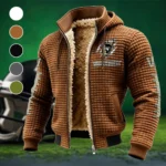 The Commodore Pride Fleece-Lined Hooded Jacket, Endurance Sport Thermal Hoody HVN1445VC - brown