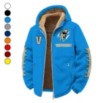 The Commodore Pride Winter Fleece Jacket, Ultra-Soft Fleece Shell HVN1445VC - cyan