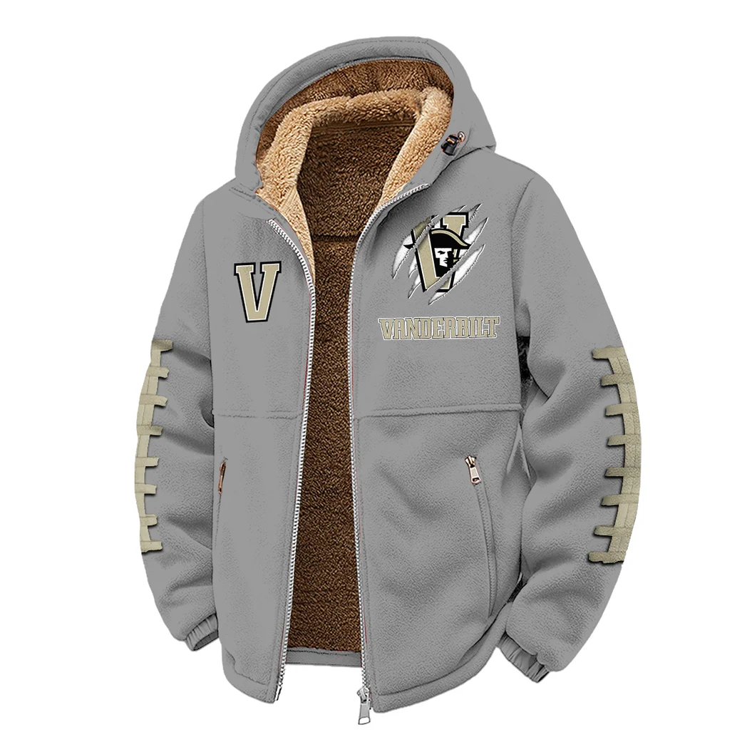 The Commodore Pride Winter Fleece Jacket, Ultra-Soft Fleece Shell HVN1445VC - Grey - Image 2