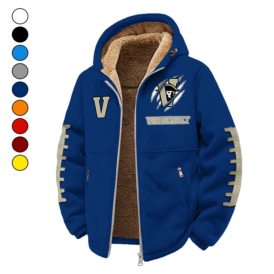 The Commodore Pride Winter Fleece Jacket, Ultra-Soft Fleece Shell HVN1445VC - Navy