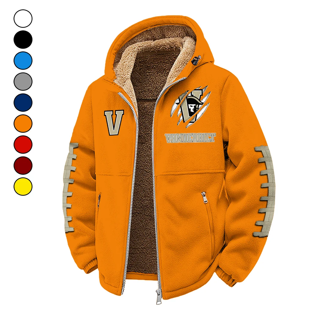 The Commodore Pride Winter Fleece Jacket, Ultra-Soft Fleece Shell HVN1445VC - Orange