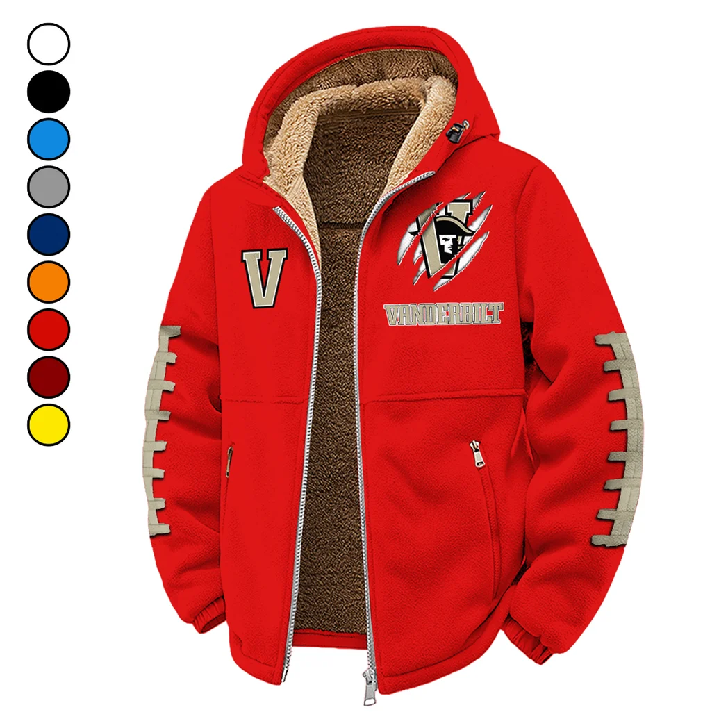The Commodore Pride Winter Fleece Jacket, Ultra-Soft Fleece Shell HVN1445VC - red