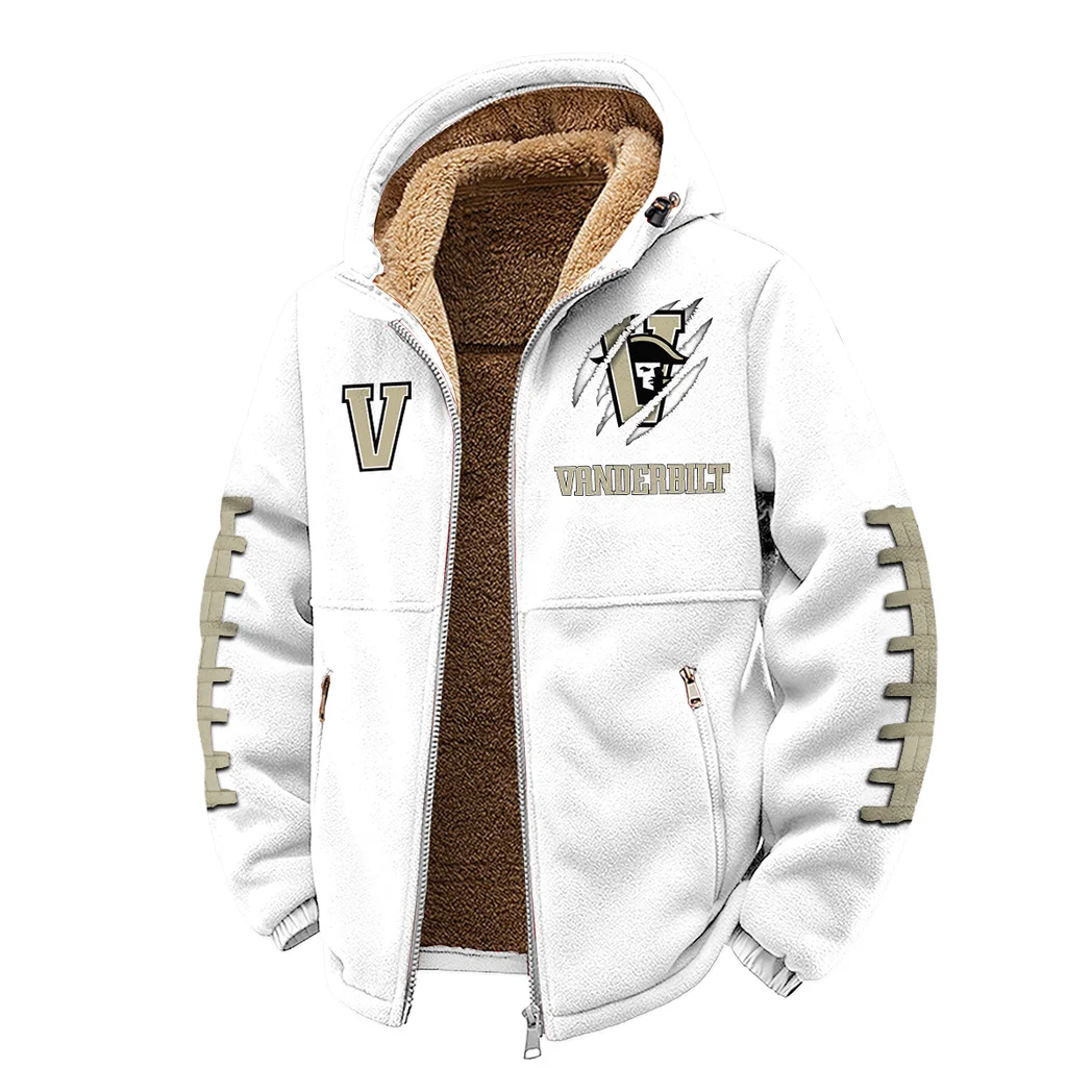 The Commodore Pride Winter Fleece Jacket, Ultra-Soft Fleece Shell HVN1445VC - White - Image 2