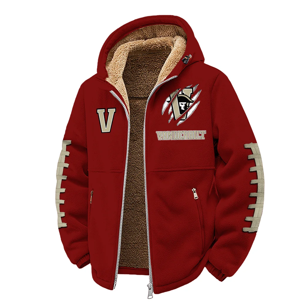 The Commodore Pride Winter Fleece Jacket, Ultra-Soft Fleece Shell HVN1445VC - Wine - Image 2