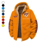 The Hokie Force Winter Fleece Jacket, Brushed Interior Winter Fleece HVN1445VT - Orange