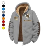 The Wyoming Power Winter Fleece Jacket, Anti-Pill Thermal Fleece HVN1445WC - Grey