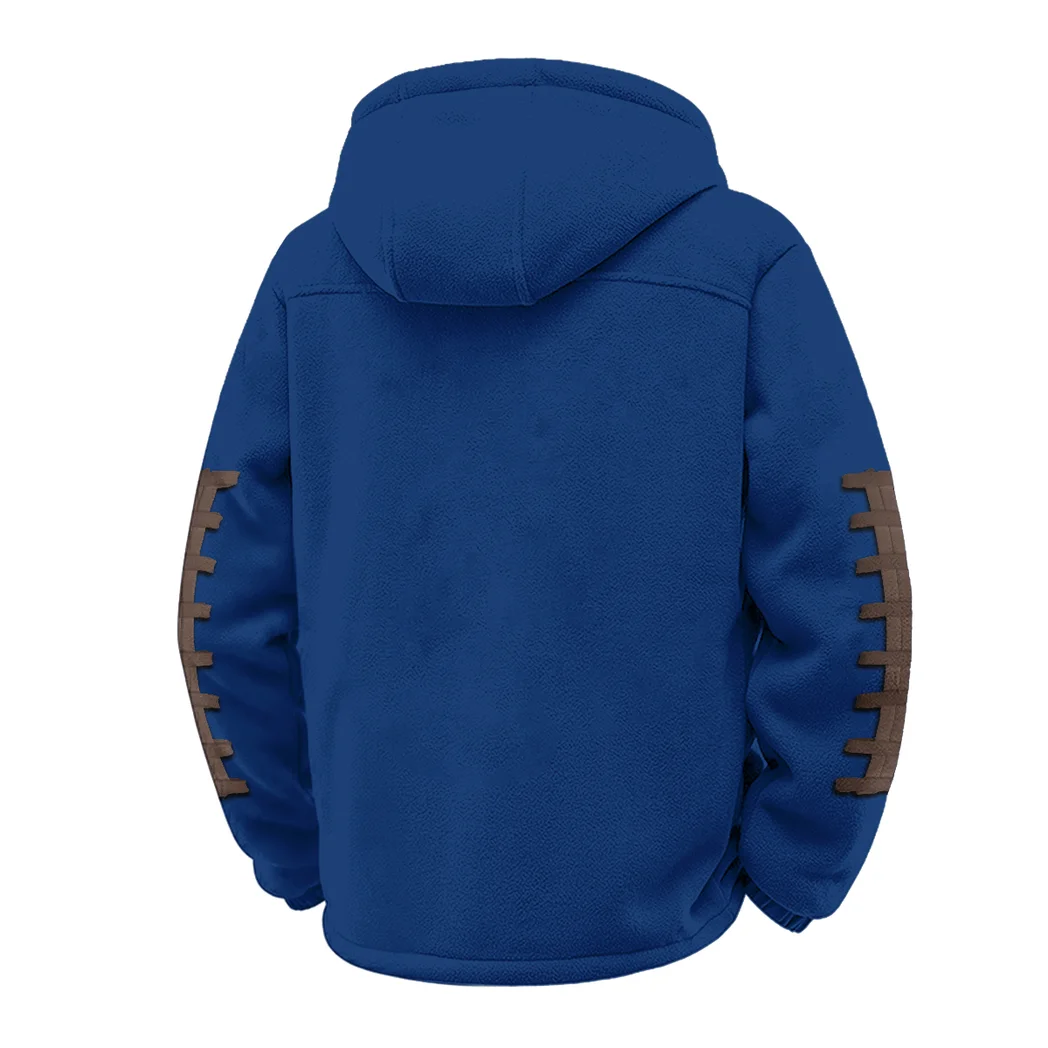 The Wyoming Power Winter Fleece Jacket, Anti-Pill Thermal Fleece HVN1445WC - Navy - Image 3