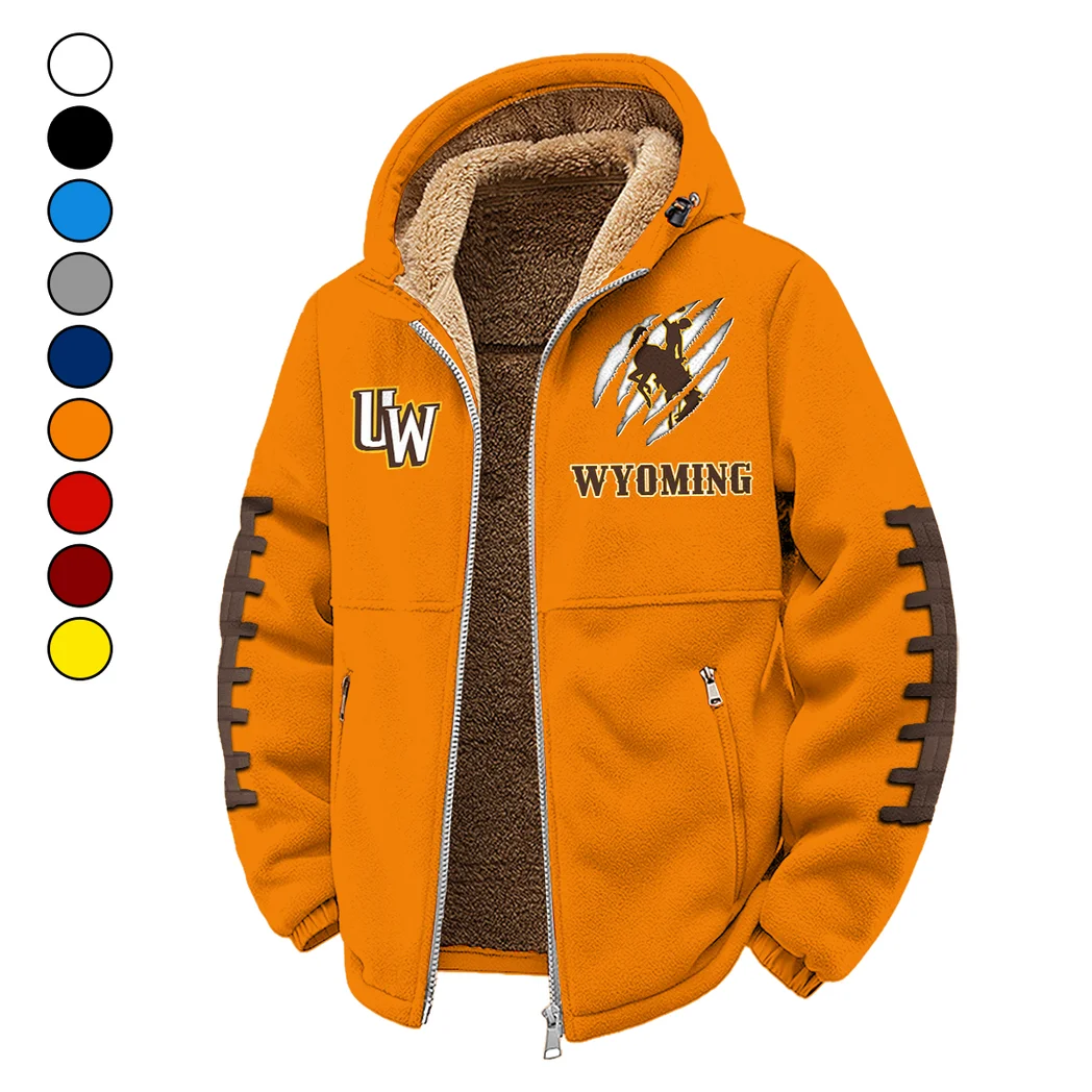 The Wyoming Power Winter Fleece Jacket, Anti-Pill Thermal Fleece HVN1445WC - Orange
