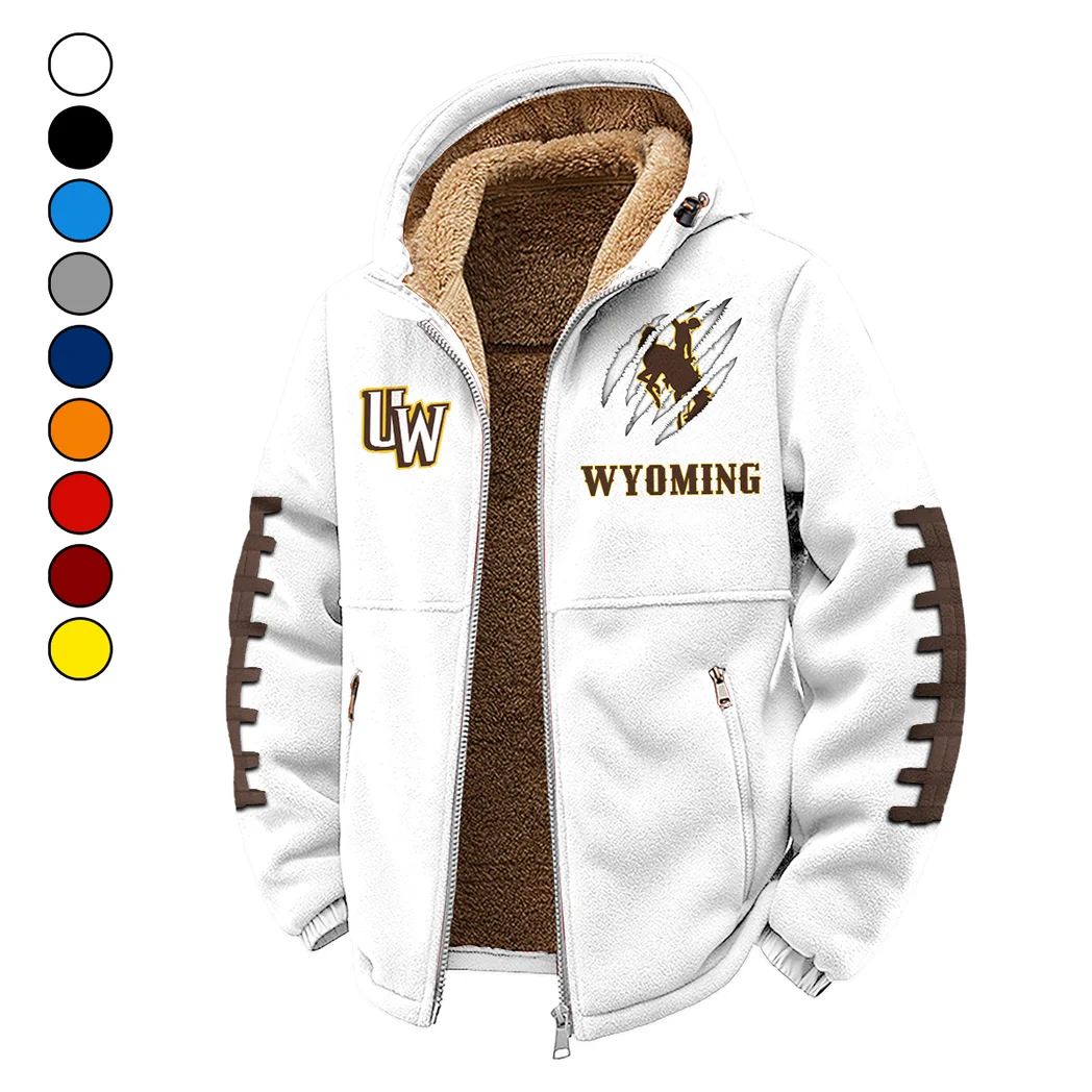 The Wyoming Power Winter Fleece Jacket, Anti-Pill Thermal Fleece HVN1445WC - White