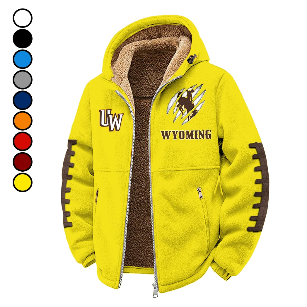 The Wyoming Power Winter Fleece Jacket, Anti-Pill Thermal Fleece HVN1445WC - Yellow