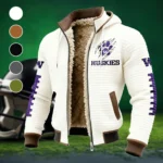 The Husky Spirit Fleece-Lined Hooded Jacket, Arctic Protection Hooded Zip HVN1445WH - White