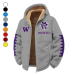 The Husky Spirit Winter Fleece Jacket, Arctic Expedition Fleece HVN1445WH - Grey