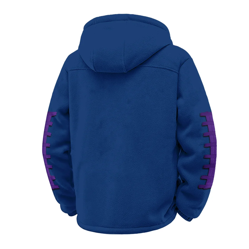The Husky Spirit Winter Fleece Jacket, Arctic Expedition Fleece HVN1445WH - Navy - Image 3