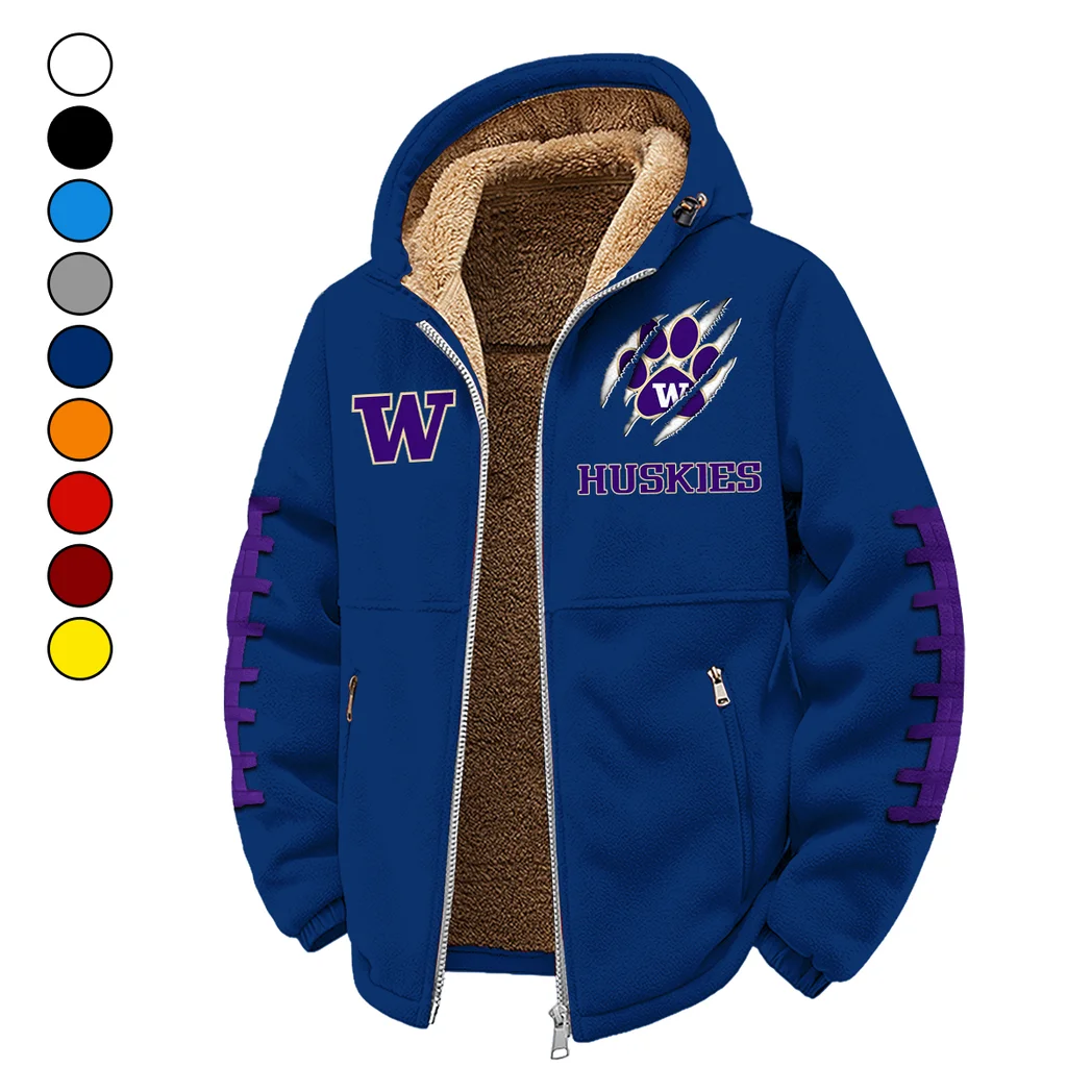 The Husky Spirit Winter Fleece Jacket, Arctic Expedition Fleece HVN1445WH - Navy