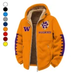 The Husky Spirit Winter Fleece Jacket, Arctic Expedition Fleece HVN1445WH - Orange