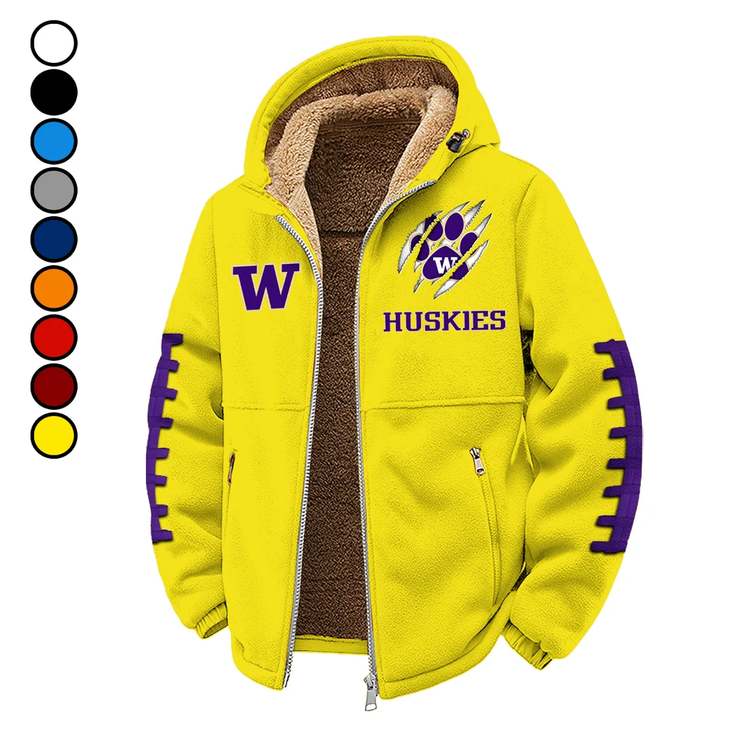 The Husky Spirit Winter Fleece Jacket, Arctic Expedition Fleece HVN1445WH - Yellow