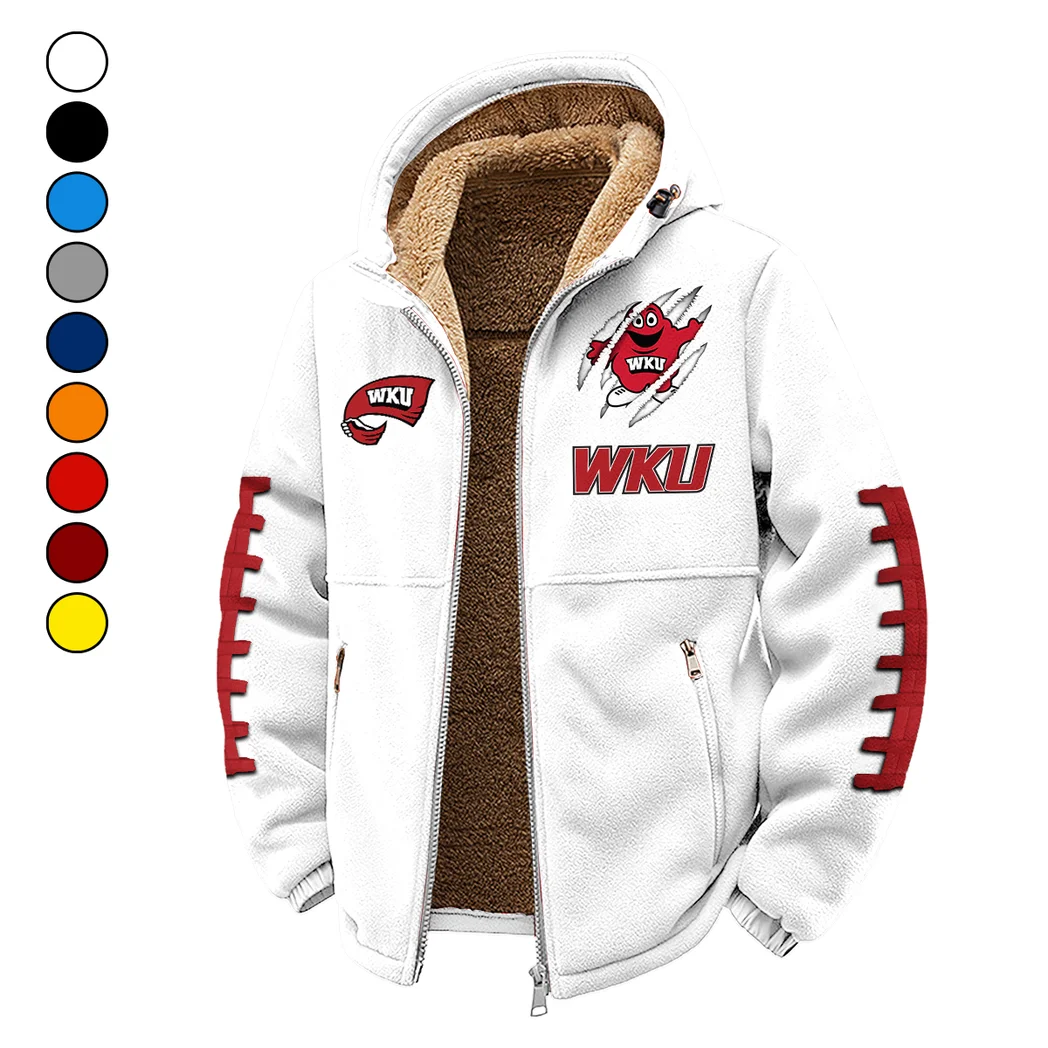 The Hilltopper Elite Winter Fleece Jacket, Extreme Cold Fleece Coat HVN1445WK - White