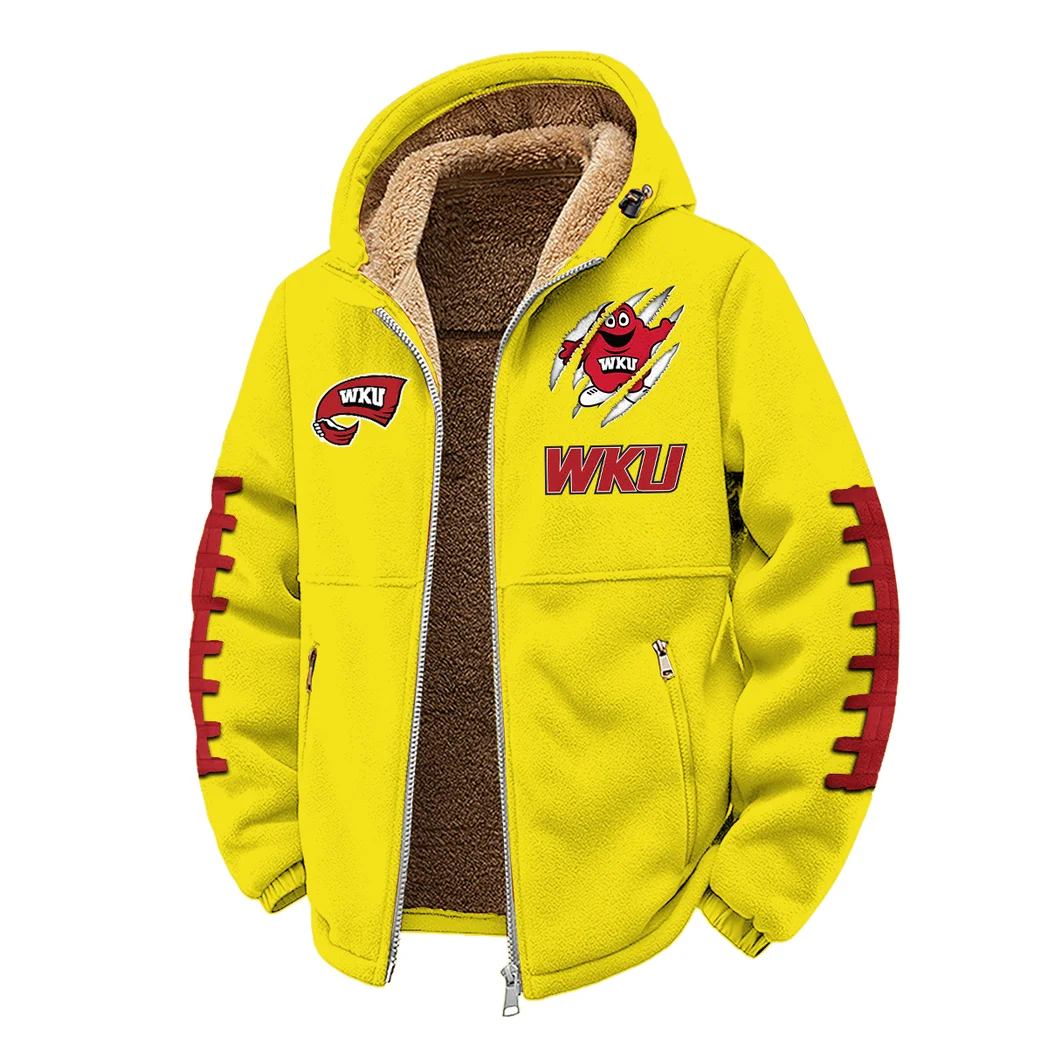 The Hilltopper Elite Winter Fleece Jacket, Extreme Cold Fleece Coat HVN1445WK - Yellow - Image 2