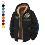 The WVU Spirit Winter Fleece Jacket, Premium Fleece Barrier HVN1445WV - Black
