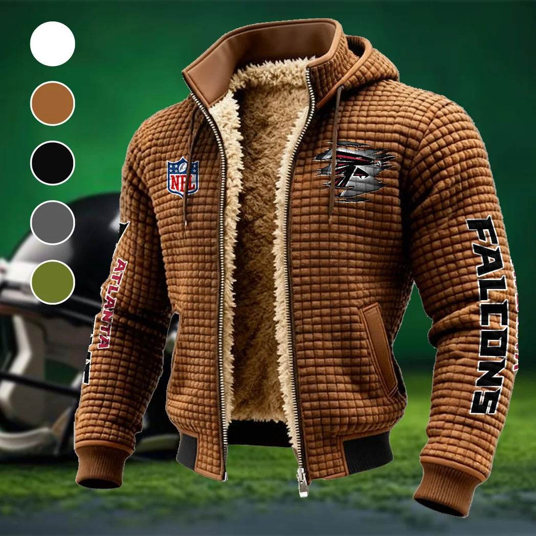 Red Wing Pride Fleece-Lined Hooded Jacket, Dynamic Training Hooded Shell HVN1446AF - brown