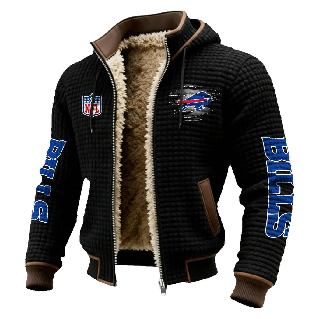 Charge Pride Fleece-Lined Hooded Jacket, High-Performance Trail Jacket HVN1446BB - Black - Image 2