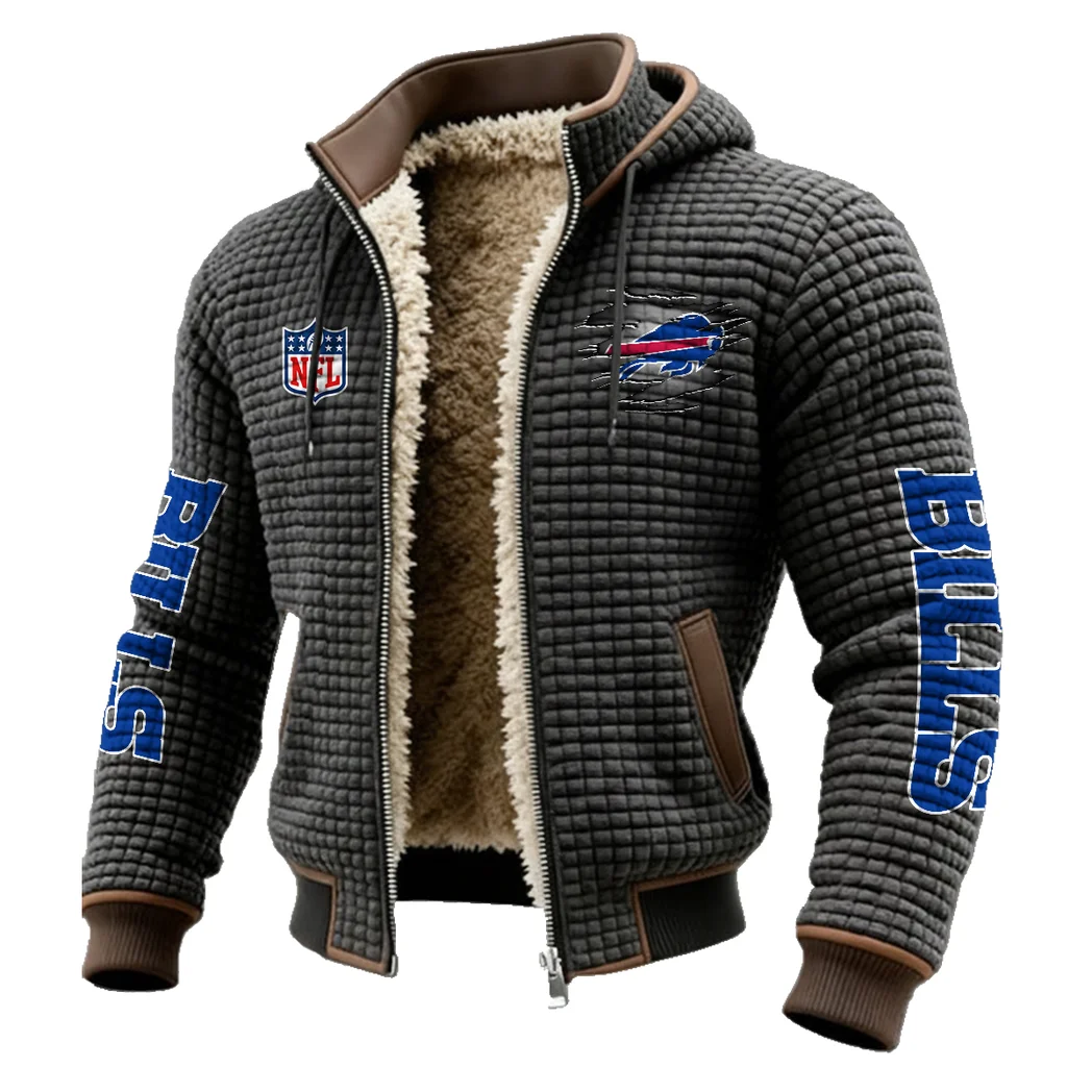 Charge Pride Fleece-Lined Hooded Jacket, High-Performance Trail Jacket HVN1446BB - Grey - Image 2