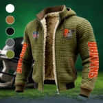 Midnight Prowlers Fleece-Lined Hooded Jacket, Alpine Ascent Hooded Jacket HVN1446CL - Green