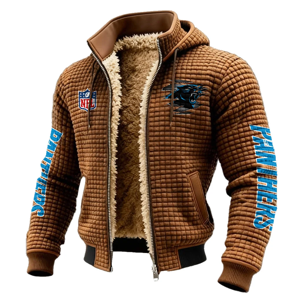 Victory Paws Fleece-Lined Hooded Jacket, Cross-Training Winter Layer HVN1446CP - brown - Image 2