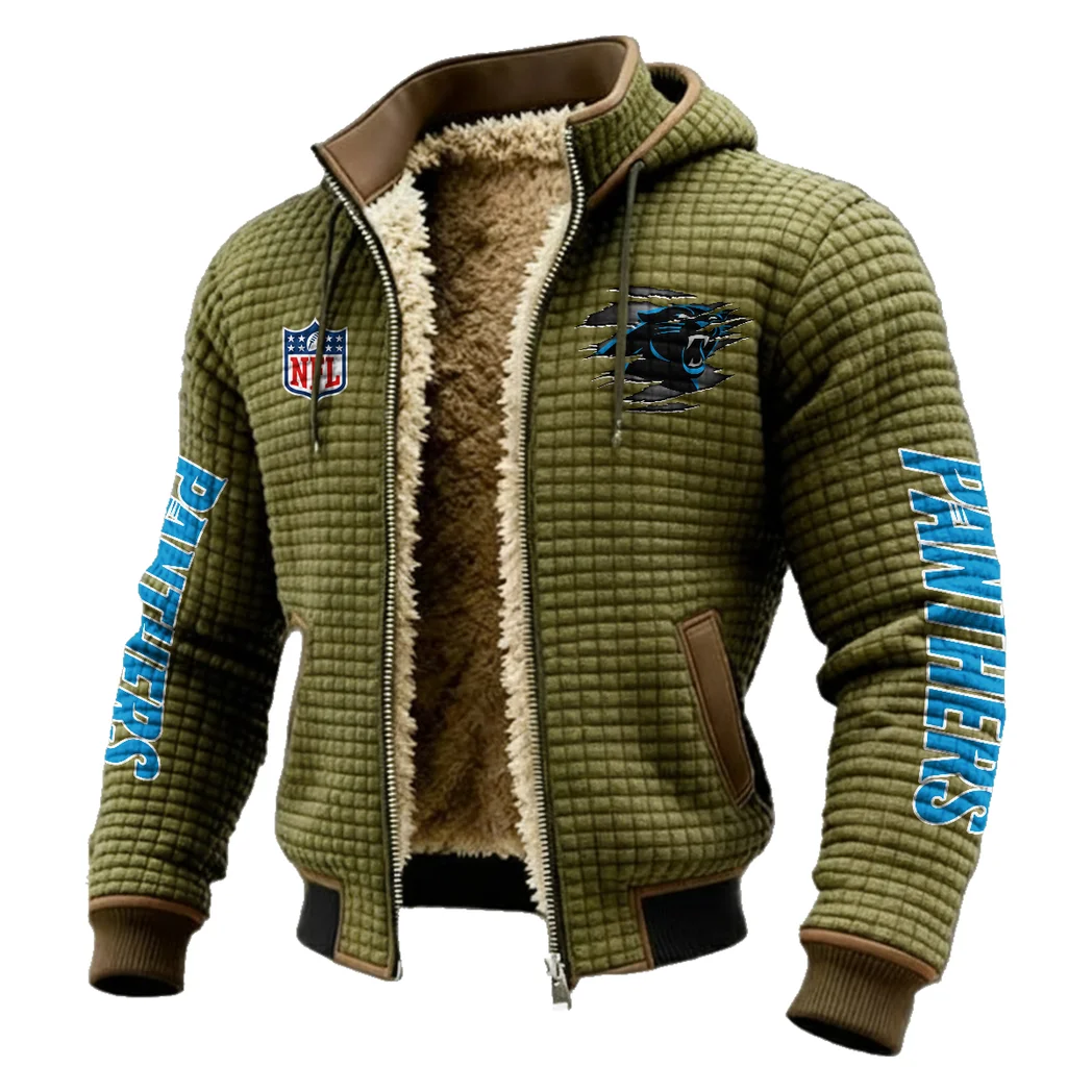 Victory Paws Fleece-Lined Hooded Jacket, Cross-Training Winter Layer HVN1446CP - Green - Image 2