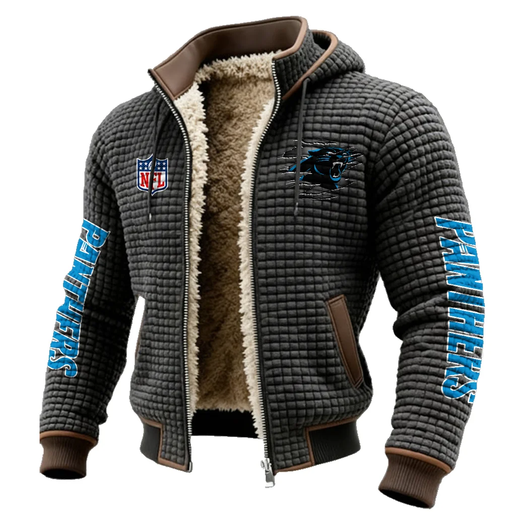 Victory Paws Fleece-Lined Hooded Jacket, Cross-Training Winter Layer HVN1446CP - Grey - Image 2