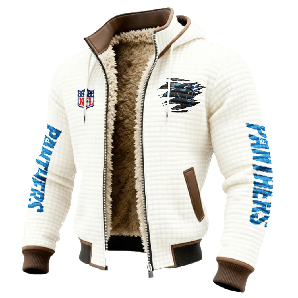 Victory Paws Fleece-Lined Hooded Jacket, Cross-Training Winter Layer HVN1446CP - White - Image 2